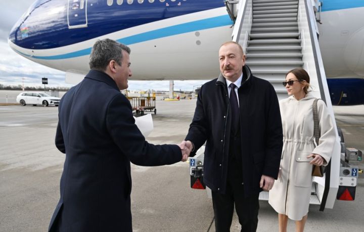 Prezident İlham Əliyev Almaniyada səfərdədir
