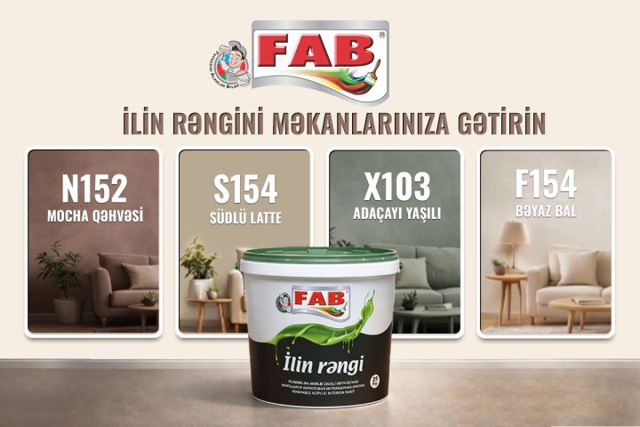 FAB 2026-cı ilin rənglərini elan edib