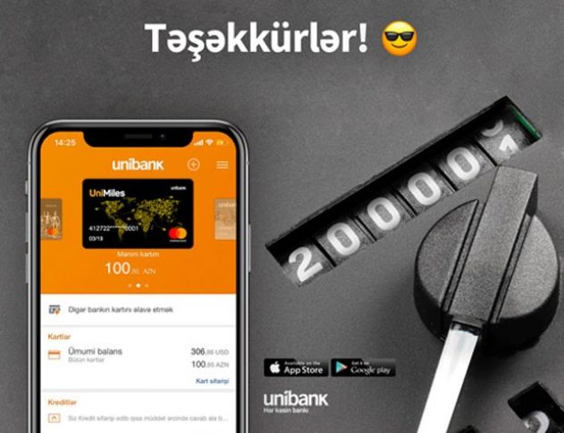 Azərbaycan bankının mobil bank əlavəsi yeni rekord vurdu - 200 000 - ÖTDÜ