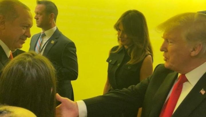 Ərdoğan və Tramp təsadüfən rastlaşdı