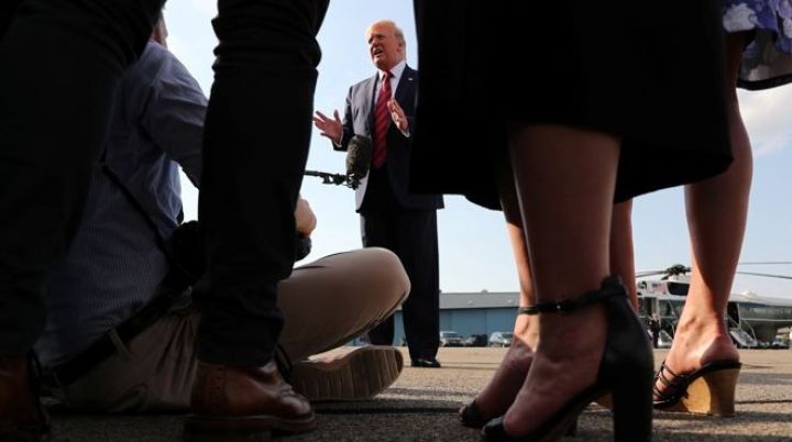 Trampdan "Huawei"  açıqlaması