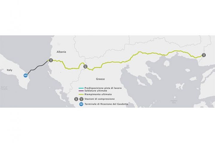 TAP-ın 90,7%-i icra olunub