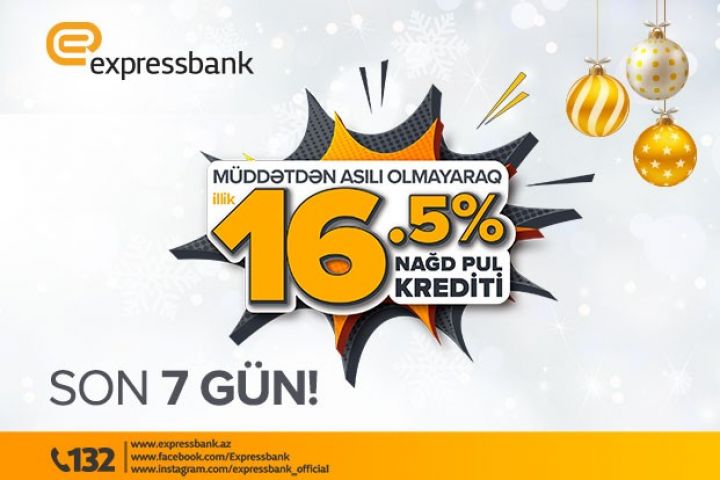 Kampaniyadan faydalanmaq üçün son 7 gün!