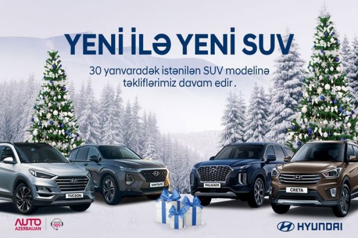 Hyundai SUV alana sürpiz hədiyyələr vəd olunur