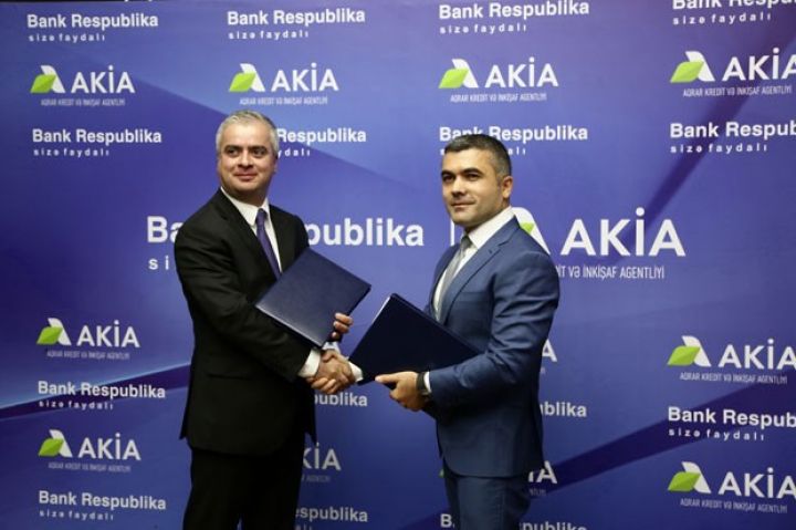 Bank Respublika və AKİA regionlarda fermerlərə birgə dəstək göstərəcək