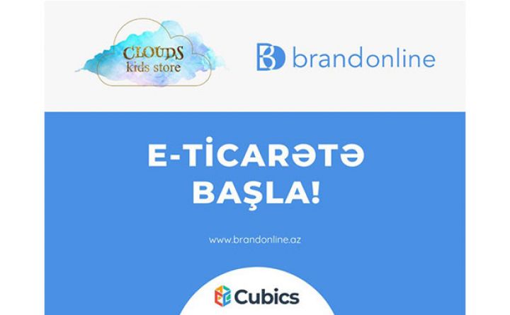 “CLOUDS KIDS STORE” üçün onlayn-mağaza - Brandonline-ın Azərbaycanda növbəti layihəsi!