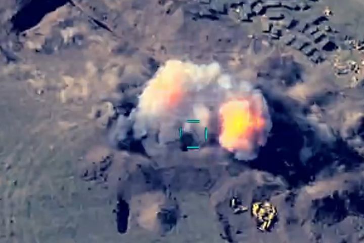 Ordumuz şəhər və rayonlarımıza atəş açan düşməni məhv edib - VİDEO