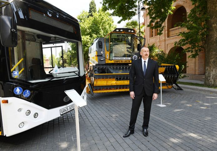 Gəncədə elektrobusun istehsalına başlanılıb