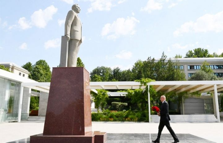 Prezident Mingəçevirdə səfərdədir