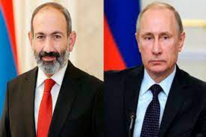 Putin və Paşinyan üçtərəfli razılaşmaların reallaşdırılmasını müzakirə ediblər