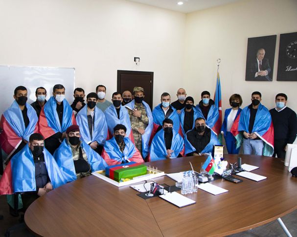 “AS Group” şirkəti Vətən Müharibəsindən qayıdan əməkdaşları ilə görüşdü