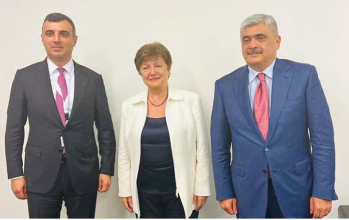 Kazımov və Şərifov BVF-nin icraçı direktoru ilə görüşüblər