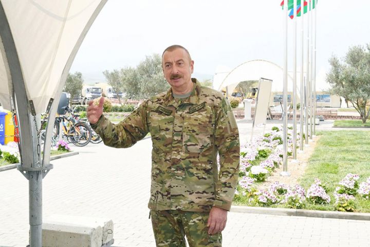 Prezidentə Zəngilan şəhərinin Baş planı təqdim olunub