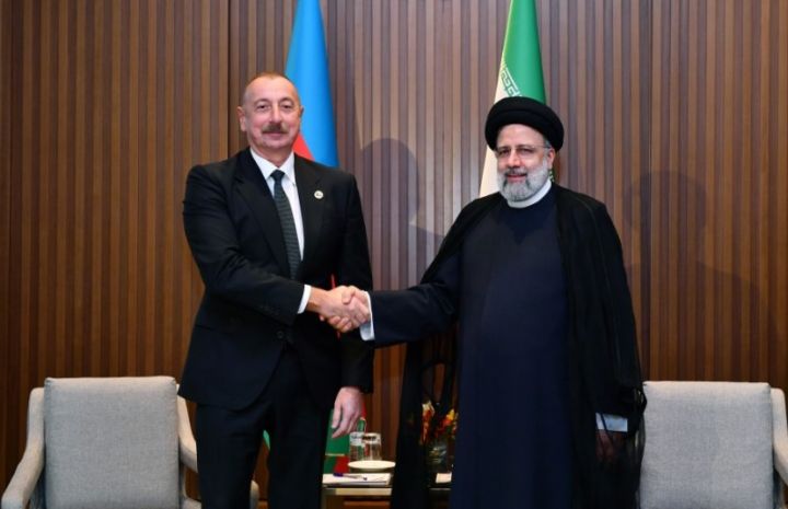 Əliyevin Rəisi ilə görüşü olub