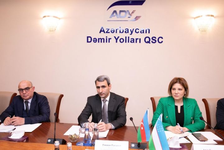 ADY sədri Özbəkistanın nəqliyyat sahəsi üzrə nümayəndə heyətini qəbul edib