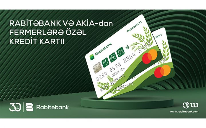 Rabitəbankdan fermerlərə özəl kredit kartı!