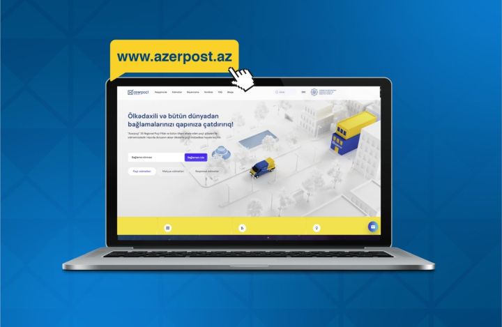 “Azərpoçt” yeni veb-saytını istifadəyə verib