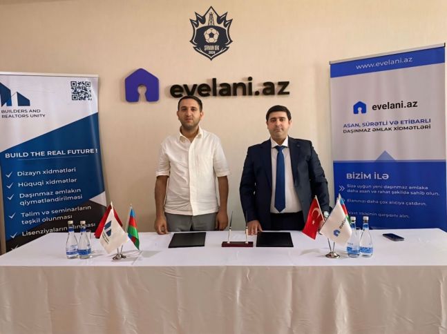 Evelani.az "Şirvan OİK" futbol klubunun sponsoru oldu