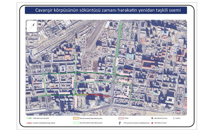 Cavanşir körpüsü sökülür, hərəkət məhdudlaşdırılır