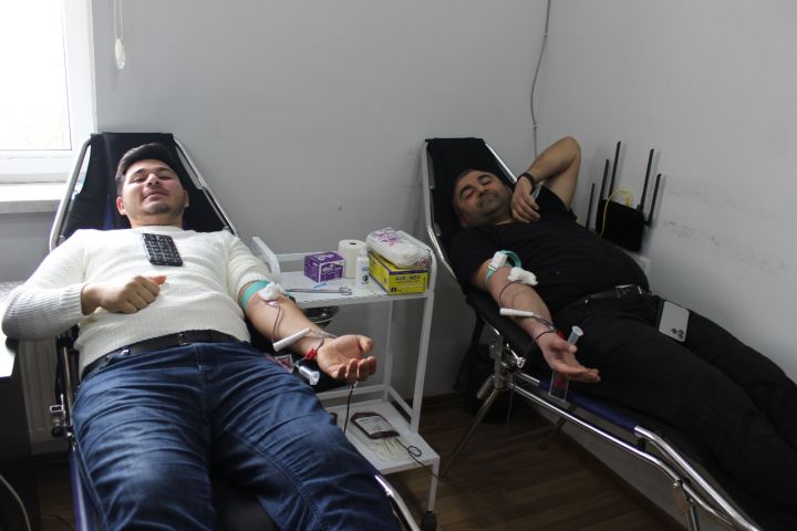 Yerli kərə yağı şirkətinin 60 işçisi qan verdi