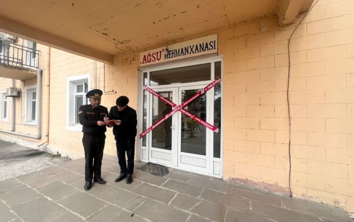 "Ağsu" mehmanxanasının fəaliyyəti dayandırıldı