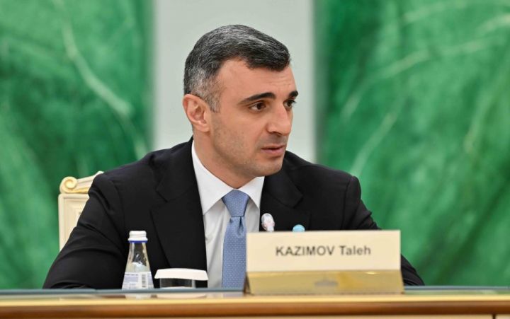 Mərkəzi Bankın sədri Taleh Kazimov Qazaxıstan Prezidentilə görüşdə iştirak edib