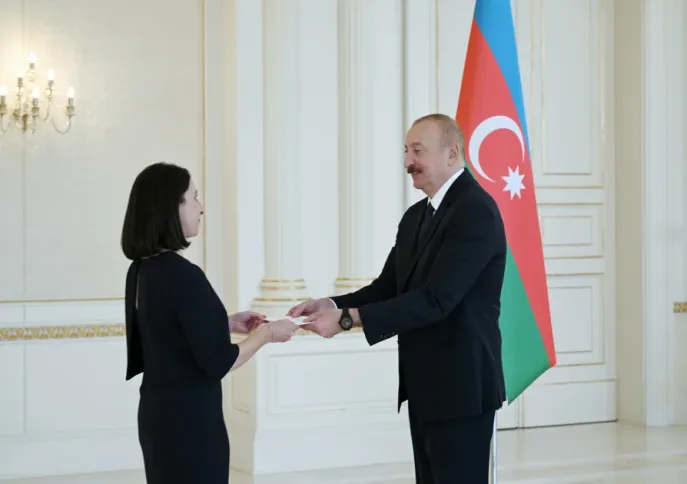 Azərbaycan Prezidenti Fransanın yeni səfirinin etimadnaməsini qəbul etdi